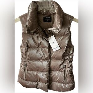 Athleta Women's Downtown Puffer Vest, Size M, Color Pyrite
